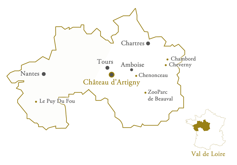 Carte du Val de Loire