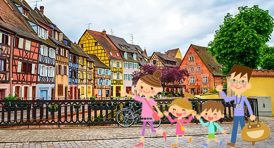 Family stay in Alsace