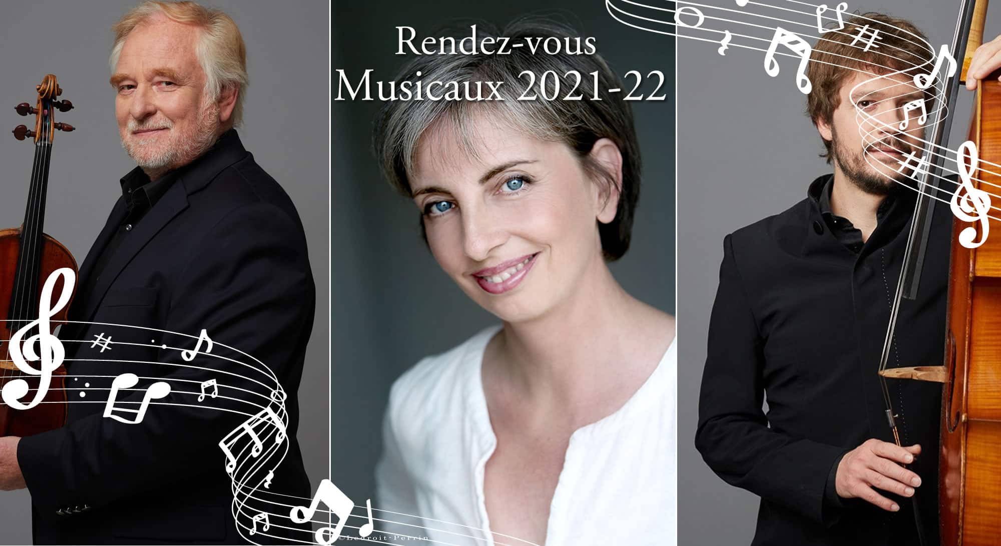 Concert classique en Alsace Gilles Henry, violon Frédéric Peyrat, violoncelle Sylvie Lechevalier, piano